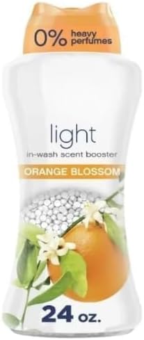 Light In-Wash Scent Booster Laundry Beads, No Heavy Perfumes, Orange Blossom Scent, 24 oz