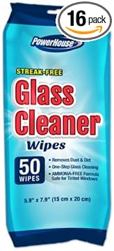 Streak-Free Glass Cleaner Wipes, 42-Ct.