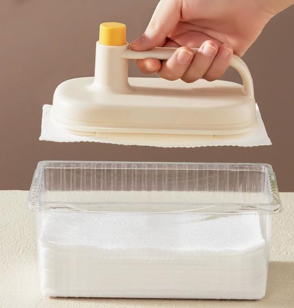 Disposable Magic Brush, Protecting Hands Cleaning Rag, Replaceable Rag Cleaning Brush with Handle, Kitchen Degreasing Specialized Cleaning Cloth (Replace 50 Pieces of Cloth)