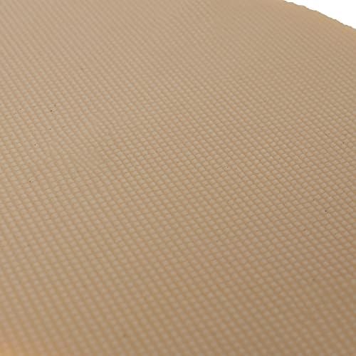 Rubber Half Shoe Soles, Anti Slip Sole Pad Replacement Thicken Sole Pad Shoe Repair Accessories DIY Shoe Repair Replacement(Beige)