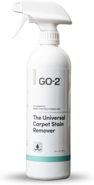 GO-2 Universal Carpet Stain Remover, Liquid, Citrus Scent, 24 OZ, Scented, for Carpet