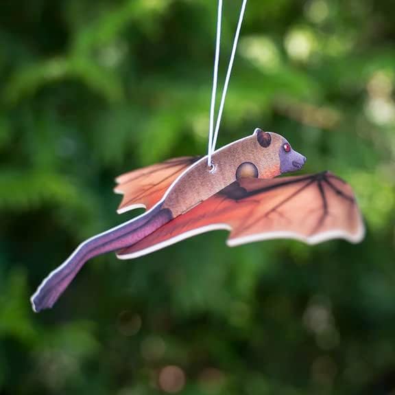 3D Vampire Bat Blood Orange Scented Deluxe Air Freshener!