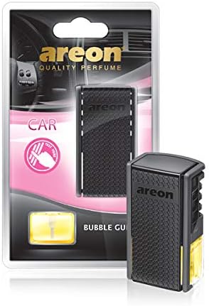 AREON ACB05 Car Freshener Vent Clip Luxury and Elegant 0.27 oz Car Air Freshener Perfume, Bubble Gum Scent (Pack of 6)