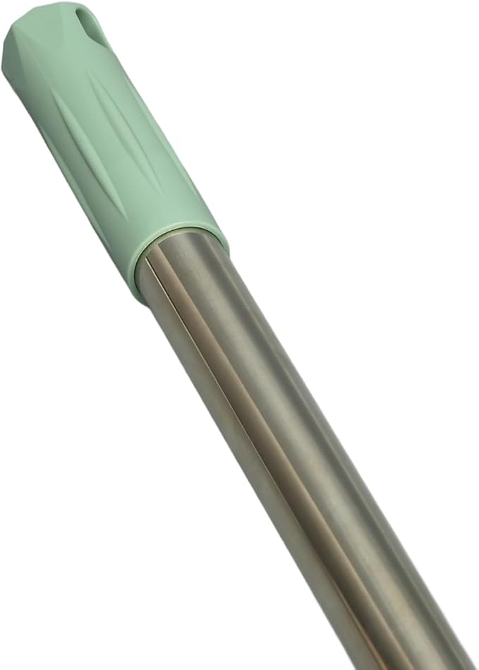 ZJchao Spin Mop and Bucket, Mop Bucket Separate Dirty Water Mop Bucket with Wringer, Green, Plastic, Floor Cleaning Set