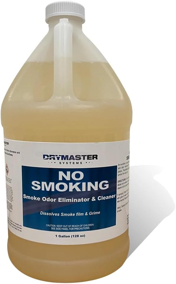 NO SMOKING Liquid Textile Deodorizer for Smoke Odor Elimination & Cleaning, Smoke Odor Eliminator & Cleaner, Fire & Tobacco Smoke Cleaner from all surfaces including carpets, upholstery.