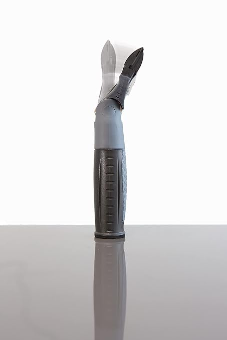 Unger Commercial ErgoTec® Ninja 4" Glass Scraper with Blade and Safety Cap – Adjustable Angle for Efficient Window Cleaning EN100