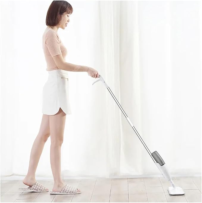 Compatible with Xiaomi Mijia Deerma Replace Mop Compatible with Mi Mijia Water Spray Mop 360 Rotating Cleaning Cloth Head Wooden Carbon Fiber Cloth C2(2pcs mop)