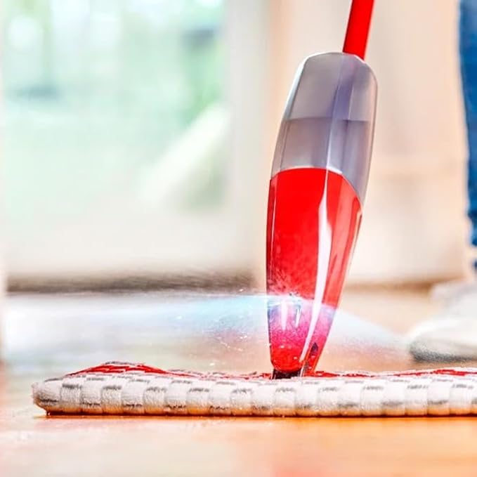 Microfiber Spray Mop, Reusable and Machine Washable Mop Pad