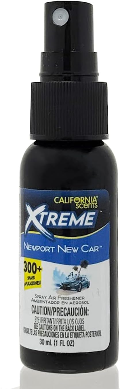 California Scents Xtreme 1 oz. Spray Air Freshener, Newport New Car