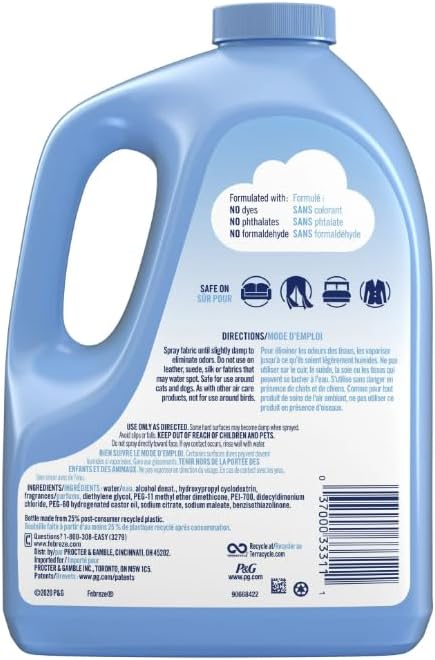 Febree-Refill, Fabric Extra Strength Refresher, Original Scent, 67.6 Fl Oz, (1 Pack)