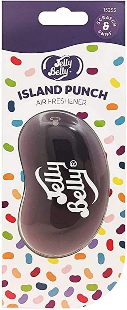 Jelly Belly 15255 3D Island Punch Air Freshener