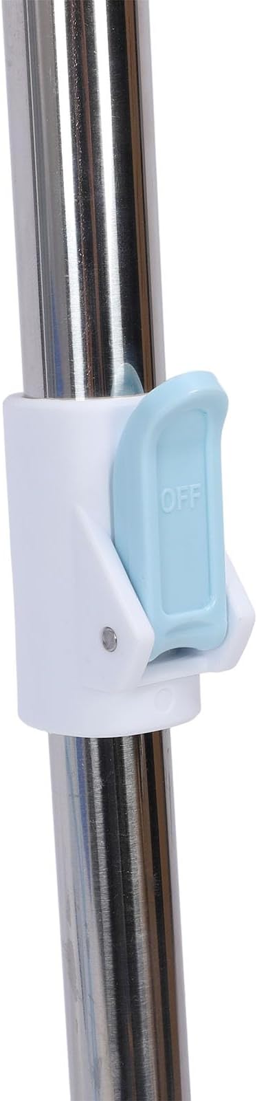 Living Appliances Spin Mop and Bucket Set Self Wringing 360 Degree Rotating Square Mop for Hardwood Tile Marble Floors
