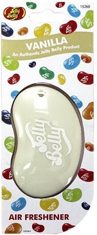 Jelly Belly 15260NB 3D Jelly Bean Air Freshener, Vanilla