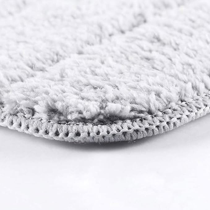 JSEIAJB Replace Mop Water Spray 360 Rotating Cleaning Cloth Wooden Carbon Fiber(10)