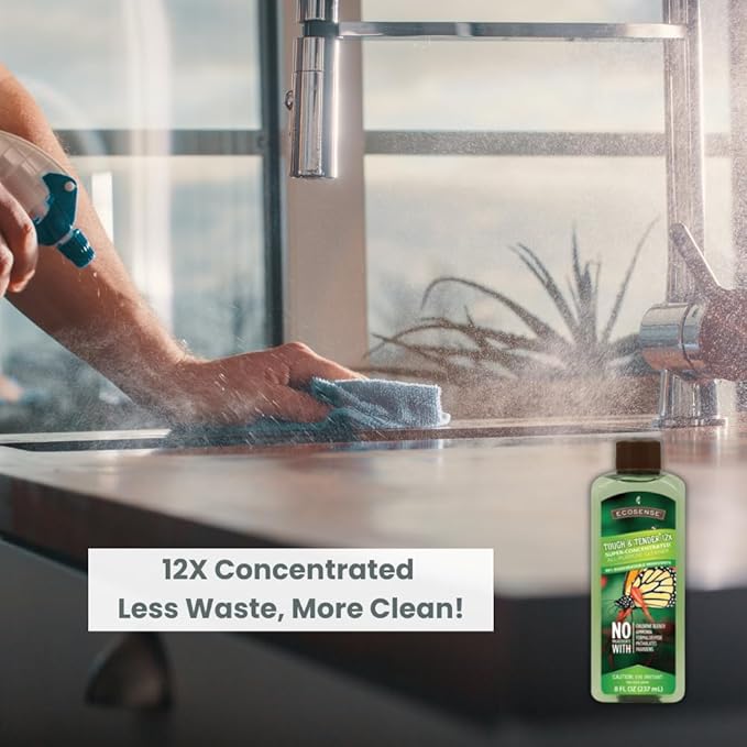 Melaleuca Tough & Tender 12x All-Purpose Cleaner – 8 fl. oz. | Super-Concentrated, Plant-Based Formula with Spray Bottle Included