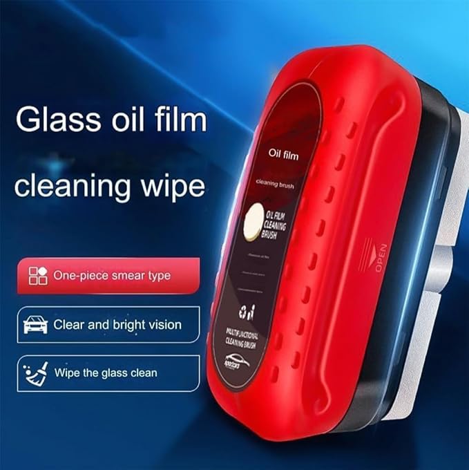 Automotive Oil Film Cleaning Brush, Glass Coating Board, Glass Coating For Windshield, Hydrophobic Windshield Coating, Improves Clarity And Visibility(1pcs)