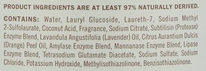 Mrs. Meyer’s Clean Day Lavender Laundry Detergent Concentrated Loads Per Bottle (64 Fl Oz (Pack of 3))