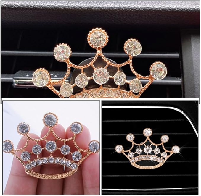 iplusmile Metal Car Air Vent Clip Air Freshener with Design Alloy Car Outlet Perfume Clip for Vehicle Interior Decoration 2.17X1.77X1.46 Inches