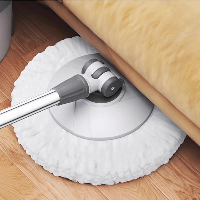 mop Microfiber Spin Mop System Bucket Floor Cleaning System 1 Or 3 Total Mop Heads Included for Home and Commercial Use mops