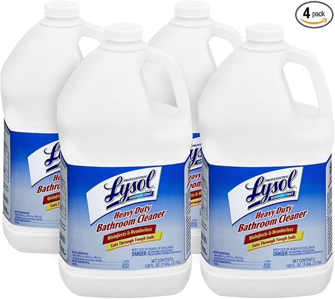 Lysol - 94201 Professional Heavy Duty Bathroom Cleaner Concentrate, 4gal (4X1gal)