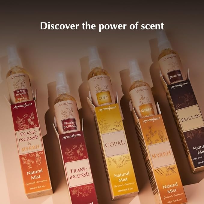 Dragons Blood Natural Resin Mist Spray by Aromafume | 100 ml / 3.3oz | Ideal for spirituality & rituals | Made with Dragons Blood Resin from Socotra | Non-alcoholic, non-toxic & vegan