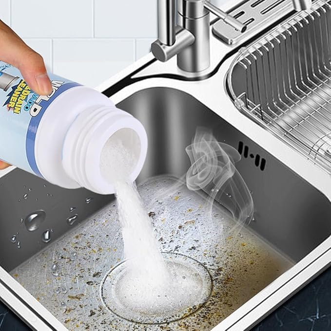 Drain Cleaner, Drain Cleaner, Sink DrainCleaner, Powerful Sink & DrainCleaner, Dredge Blast Pipe Cleaner, Powerful Pipe Dredging Agent for Home Kitchen Toilet (2)