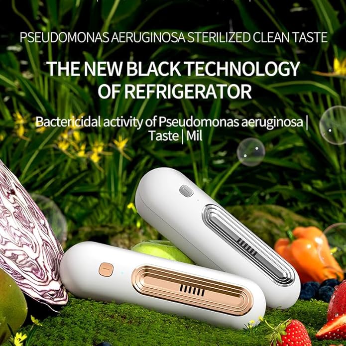 Portable Ozone Deodorizer - for Refrigerators, Sneakers, Boots & Leather Shoes.