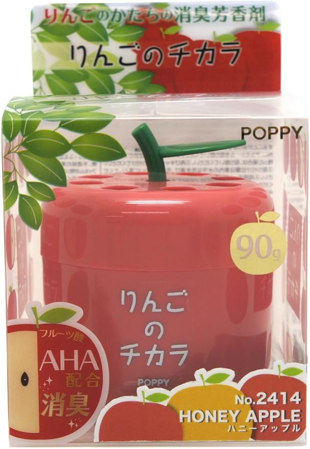 car air freshener, Mixed 2 Packs, Pure Apple and Honney Apple Scent in Cute Apple Shape Container, Best JDM Japan Car, Home, Office Air Freshener