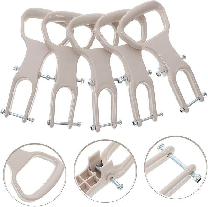 1 Set Replacement Mop Handle with Squeezer Plastic Mop Replacement Kit for Indoor Cleaning Accurate Fit Construction Effortless Water Squeezing Design