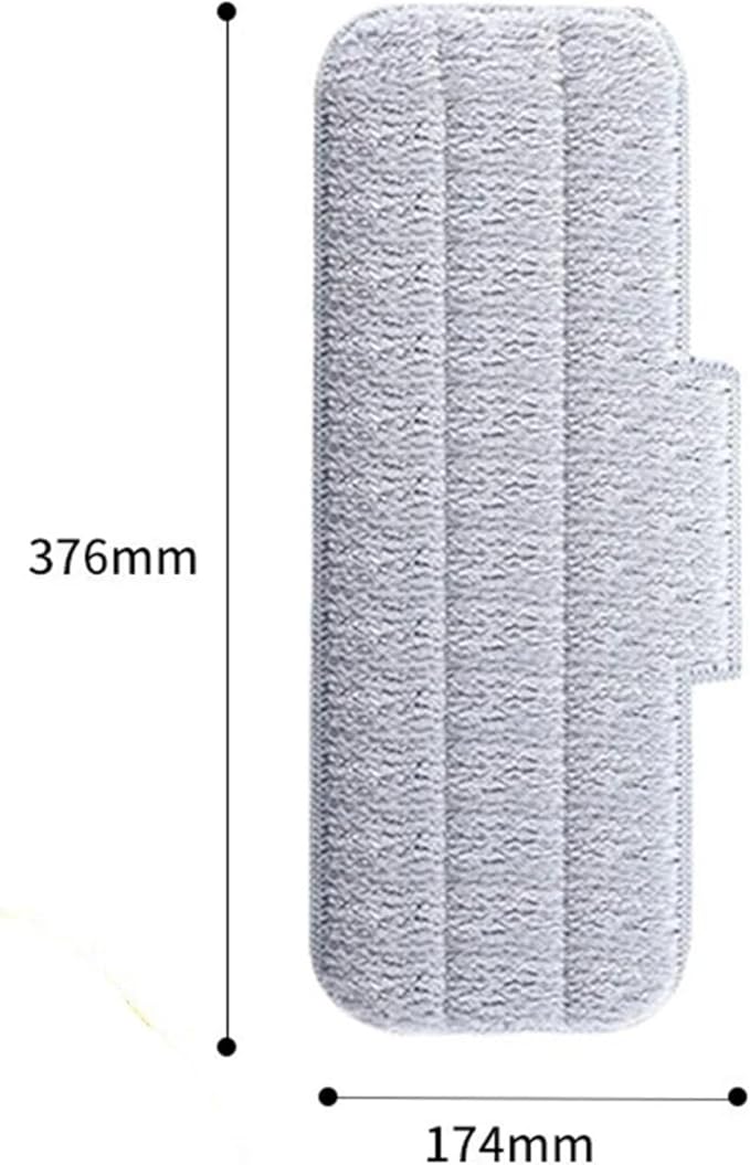 Wooden Carbon Fiber Cloth Replace Mop,Compatible For Deerma TB900,Compatible For Mijia, Water Spray Mop 360 Rotating Cleaning Cloth Head C2(12PCS)
