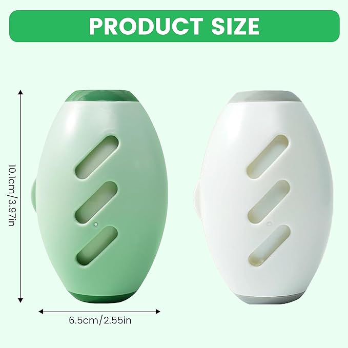 Reusable Silicone Lint Roller, 2026 New Mini Washable Travel Size Cat Dog Pet Hair Roller Ball, Portable Sticky Remover Fabric Cleaner for Clothes Sofas Dust (Green)