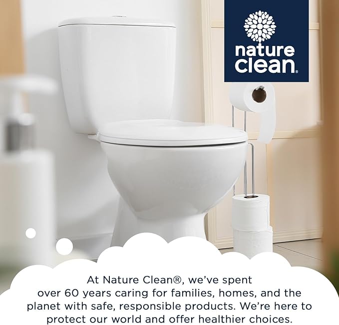 Nature Clean Non-Toxic Toilet Bowl Cleaners Strips 45 count, Pack of 12, Plastic-Free & Natural Toilet Cleaner No Harsh Chemicals Septic Safe, Zero Waste Refresh Toilets & Bathroom with Fresh Scent