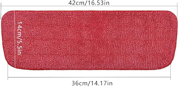 Flat spray Replaceable Mop Cloth Microfiber Sprayer Mop Pad Wet and Dry Dual-Use Mop Washable Mop cloth Trapezoidal Spray mop(1 pcs)