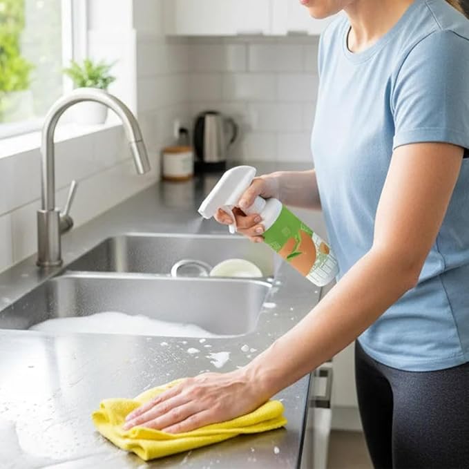 2026 New Electrolyzed Ion Kitchen Cleaner, Natural Enzyme Formula to Household Appliances, Multi Purpose Cleaner for Hold, Oven, Stove, Range Hood, Easy Cleaning Household Items (3PCS)