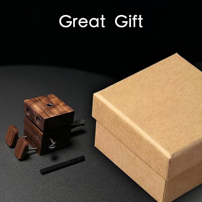 Car Air Fresheners Cute Shaking Wooden Man Figurine Diffuser For Car Dashboard Reusable Air Freshener Gifts Car Vent Clip Car Odor Eliminator Fun Car Accessories Gift Set