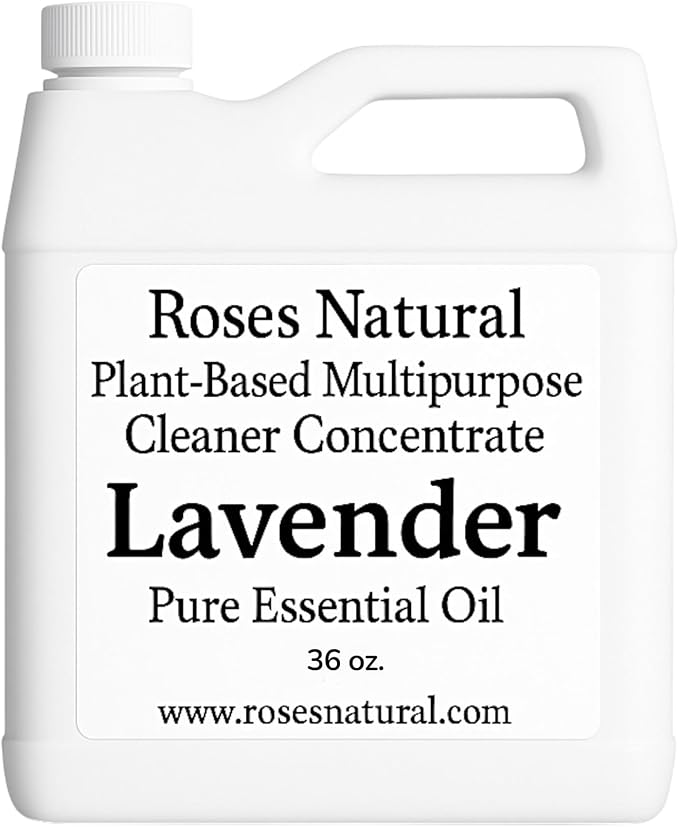 Multipurpose Cleaner Concentrate, 36 oz | Plant-Based, Non-Toxic, Biodegradable | Streak-Free Cleaning for Kitchen, Bathroom, Glass & Floors (Lavender)