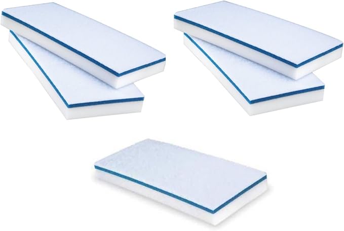 4610 Eraser Pads - 50 Pack 4.5" x 10" x 1" Commercial Grade Melamine Sponges for Floor, Tile, Grout, Baseboard, Walls-Durable & Versatile Cleaning - Pack of 50