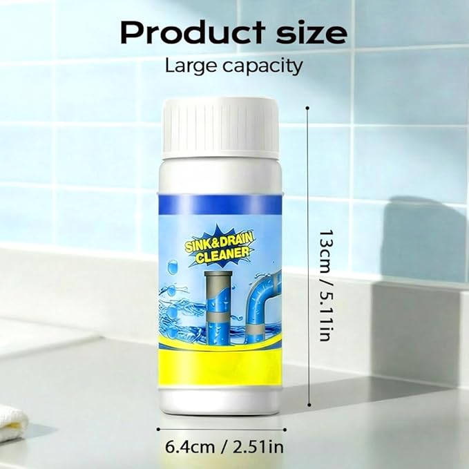 Powerful Unclogging Sink Hair Cleaner, 2026 New Drain Clog Remover, Sink Drain Cleaner for Kitchen and Pipes Cleaning Tool (2)