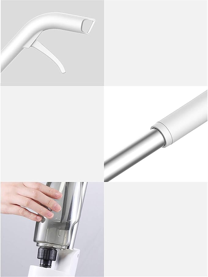 Mop Spray Mop Spraying Water Cleaning Floor 350mL Magic Steel Pipe Mop Home Tool for Hardwood Laminate Tile Floor Cleaning