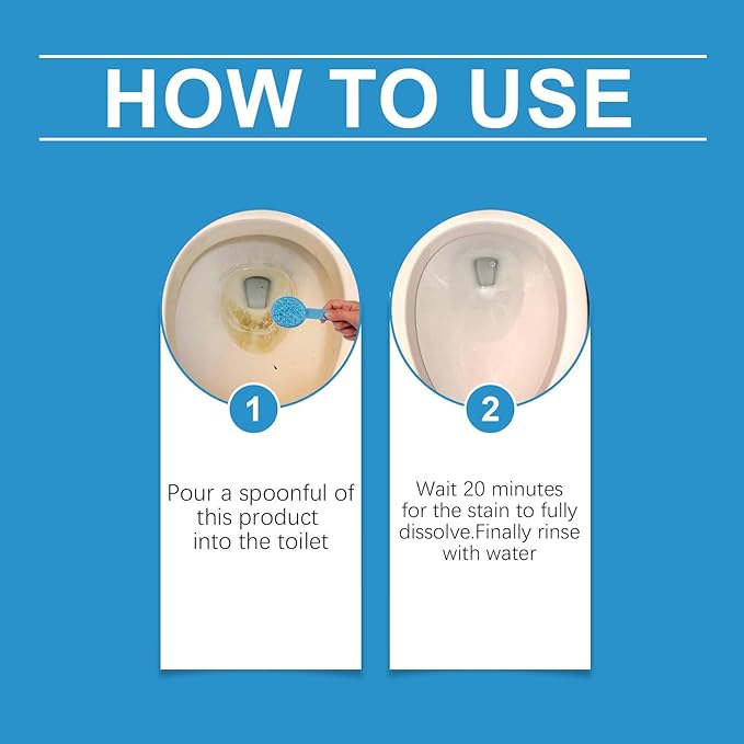Splash Toilet Cleaner, 2024 Upgrade Splash Toilet Cleaner, Foaming Toilet Cleaner, Self Activating Powder for Bathroom Toilet Bowl (1, 1PC)