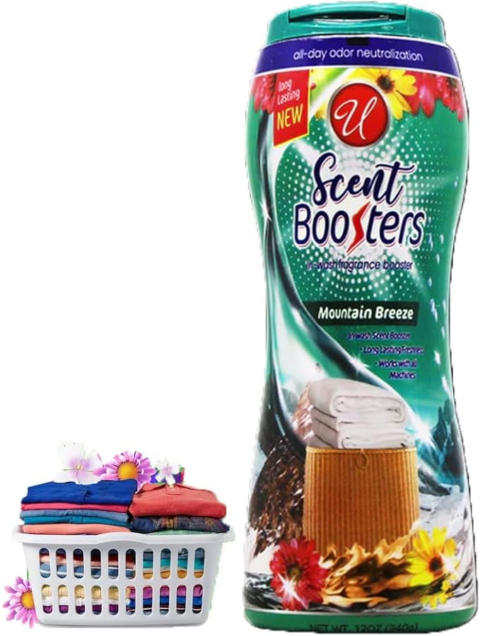 1 Laundry Scent Boosters Mountain Breeze in-wash Beads Washer Odor Neutralizer Washing Machine Fabric Freshener Odor Control Fresh Aroma Deodorizing Clothes Freshness Aroma Clean