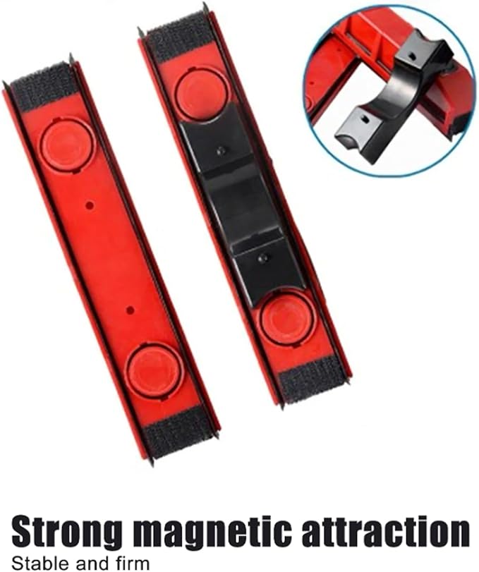 ZABEES Glass Wiper Wiper Glass Double-Sided Strong Magnetic High Suction Household High-Level Cleaner for High-Rise Window Cleaning