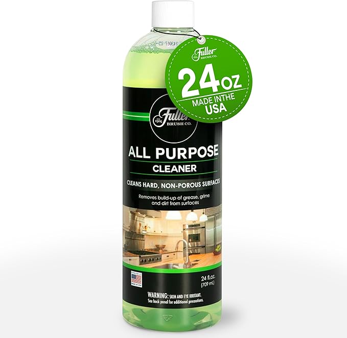 Fuller All Purpose Cleaner – Multi-Surface Degreaser for Kitchen, Bathroom, Countertops, Appliances, & More – Tough on Grease, Safe on Sealed Stone & Stainless Steel – 24 Oz (Refill Bottle)