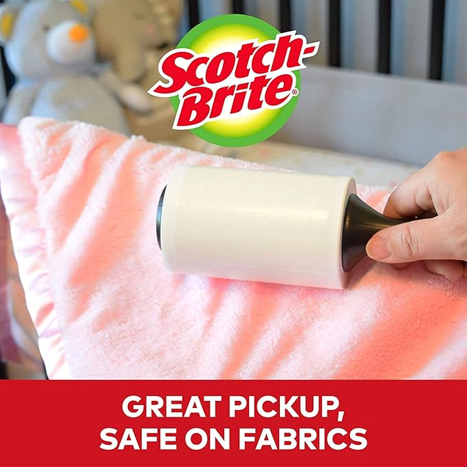 Scotch Brite Lint Roller, Value Pack of 75 Sheets, 375 Total Sheets