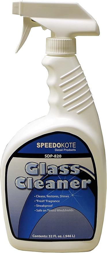 Speedokote Glass Cleaner Professional Strength with Anti-Static, 32 oz. Spray, SDP-820