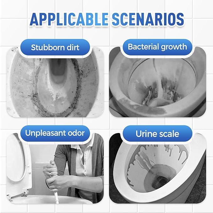 2025 Upgraded Foam Toilet Cleaner, New Powerful Toilet Bowl Cleaner, Advanced Bathroom Cleaner for Home, Powerful Instant Bowl Cleaners for Toilets Squatting Pans (1)