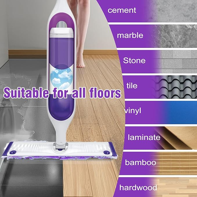 20 Pack Power Mop Refill Pads for Swiffer Power Mop Multi-Surface &Wood Mopping Pad Refills, Disposable Swifter Wet Pad Refills for Swiffer, Replacement Mop Pads for Multi-Surface Wood Floor Cleaning