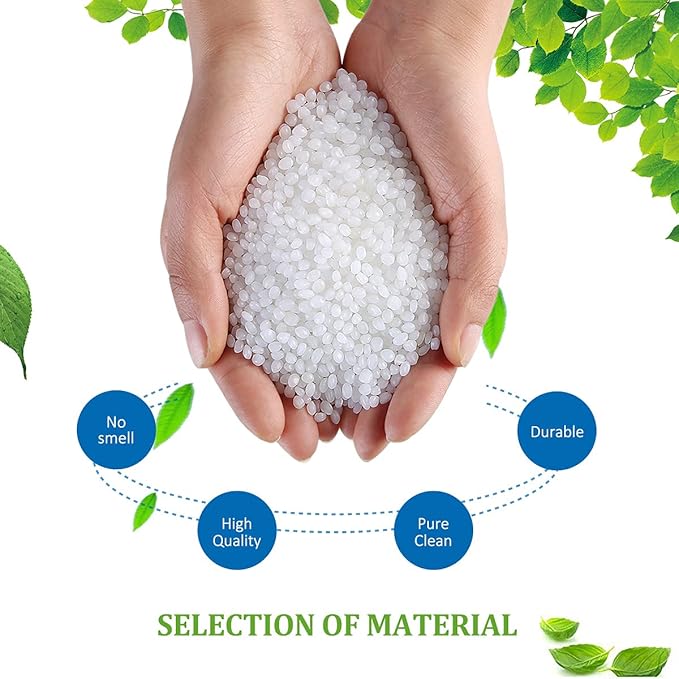 Teivio 2 Gallon 96pcs Strong Drawstring Trash Bags Garbage Bags, Bathroom Trash Can Bin Liners, Small Plastic Bags for Home Office Kitchen, White