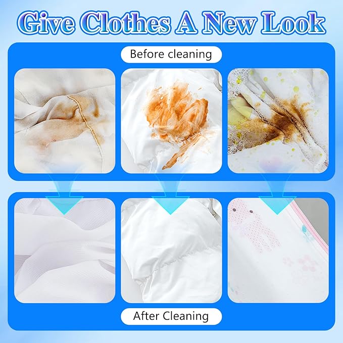 2PCS Non Ionic Clothing Emulsifier Stain Remover, Powerful Laundry Stain Remover Spray, Non Ionic Emulsifier Clothing Cleaner for Grease, Oil, Food on Clothes & Shoes (60ML)