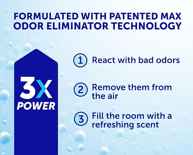 Bright Air Max Odor Eliminator Gel, Biobased Air Freshener, Cruelty Free, Citrus Burst Scent, 8 Oz Each, 6 Pack